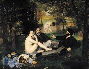 Edouard Manet Le dejeuner sur lherbe painting